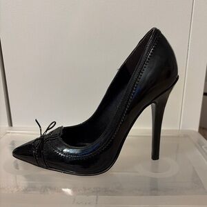 Nine West Black Patent Leather Heels